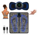 Kit Massagem Sereno: Tapete e Mini Massageador Elétrico para Alívio das Dores Musculares e nos Pés