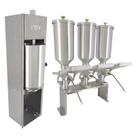 Kit Masseira de Churros com 3 Doceira de Churros 2 Litros Recheadeira de Churos e Suporte Inox ATECH INDCOM