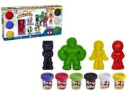 Kit Massinha Marvel Spidey e Amigos Cotiplas - com 4 Moldes