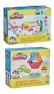 Kit massinha mini clássico sorveteria e barbearia corte maluco play doh hasbro