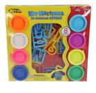 Kit Massinha Modelar Letras Brinquedo Alfabetização Crianças