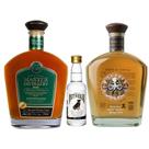 Kit Master Distillery Rum Seven e Whisky Blended com mini gin