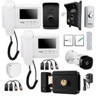 Kit Master Video Porteiro IVR 1010 Intelbras Com 2 Monitores
