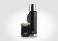 KIT Mate - Térmica 1L Rig + Cuia Ximba + Bomba - Black