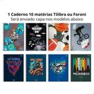 Kit Material Escolar Caderno Estojo Caneta Marcador Lapis Masculino - - Menino - Menino