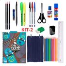 Kit Material Escolar Completo Com 4 Opções Diferentes -