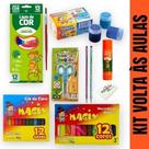 Kit Material Escolar Infantil Básico Completo