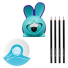 Kit Material Escolar Itens Basicos Borracha Zenoa Apontador Croc Croc Lapis Preto HB - Maped
