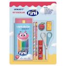 Kit Material Escolar Leo&Leo Fini Super Completo com 7 peças