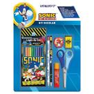 Kit Material Escolar Leo&Leo Sonic Super Completo 7 peças