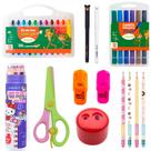 Kit Material Escolar Meninas Caneta Apagavel + 56 Itens - Leo e Leo Kit Material Escolar Meninas Caneta Apagavel + 56 Itens - Leo e Leo