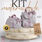 Kit Maternidade Coroa Lisa G - BEGE Kit Maternidade Coroa Lisa G - BEGE