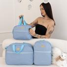 Kit Maternidade Espaçoso 3 Peças Alta Qualidade Luxo