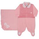 Kit Maternidade Malha/ Trico Small Hearts Kit Maternidade Malha/ Trico Small Hearts