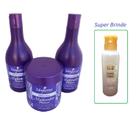 Kit Matizador Platinum 3X500ml Maycrene + Queratina Líquida