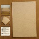 Kit MDF Cru 3mm com 10 Placas 19x28cm Chapas Para Artesanato DIY e Corte a Laser
