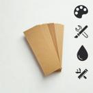 Kit MDF Cru 3mm com 10 Placas 20x60cm Para Artesanato Corte a Laser Decoração Pintura DIY