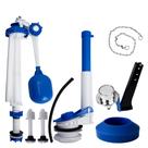 Kit Mecanismo Completo Descarga Acionamento Lateral Externo Cromado Universal Para Caixas Acopladas