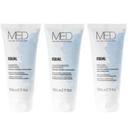 Kit med miniatura shampoo, condicionador e máscara equal