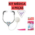 Kit Médica de Brinquedo com 4 Peças Brinquedo Educativo para Faz de Conta