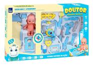 Kit Medico Doutor Pequenos Doutores Com Boneco Azul Fenix Kit Medico Doutor Pequenos Doutores Com Boneco Azul Fenix