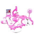 KIT Médico Infantil 10 Peças Rosa - 32819