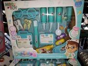 Kit medico infantil dentista rosa c/oculos + pranc - Mikitoys