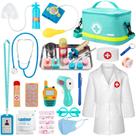 Kit médico Sundaymot Doctor Kit para crianças com bolsa médica, 34 unidades
