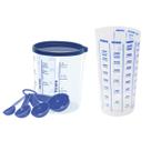 Kit Medida Certa Copo Graduado Colher Dosadora Utensilio AZ Kit Medida Certa Copo Graduado Colher Dosadora Utensilio AZ