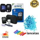 Kit Medidor de Glicose G-TECH Lite Completo 100 lancetas Agulhas