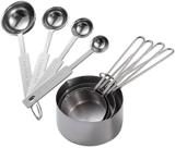 Kit Medidor Inox Cozinha 8 Peças Colher Sopa Cha E Xicara Frigopro