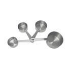 Kit Medidora Com 4 Peças Inox Xícara FRG4082 Frigopro Kit Medidora Com 4 Peças Inox Xícara FRG4082 Frigopro