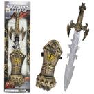 Kit medieval com espada + bracelete weapons series na cartela