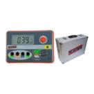 Kit Megôhmetro Digital Faixa 1000V E 2000 Mohms Resistência Isolação Mi-390 Portátil Maleta Transporte Alumínio Ma-800