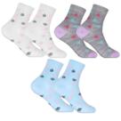 Kit Meia 3 Pares Feminina Cano Longo em Algodão Confort Rpwl21092 Kit Meia 3 Pares Feminina Cano Longo em Algodão Confort Rpwl21092