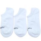 Kit Meia 3 Pares Feminino Cano Invisível em Algodão Hoahi Howi18034
