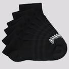 Kit Meia Adidas Cano Baixo I 6 Pares Preta e Branca Kit Meia Adidas Cano Baixo I 6 Pares Preta e Branca