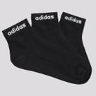 Kit Meia Adidas ESS Cano Médio 3 Pares Preta Kit Meia Adidas ESS Cano Médio 3 Pares Preta