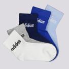 Kit Meia Adidas Ess Linear 5 Pares Infantil