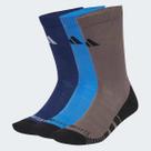 Kit Meia Adidas PRF C CC CRW 3 Pares Marinho e Azul