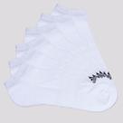 Kit Meia Adidas SPW Essentials Cano Baixo 6 Pares Branca e Preta