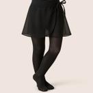 Kit Meia Calça Fina + Saia Infantil de Ballet