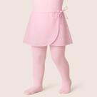 Kit Meia Calça Fina + Saia Infantil de Ballet
