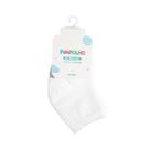 Kit Meia Cano Alto RN 00 a 03 Meses Bebê 3 Pares Branco Algodão Macio Conforto Pimpolho