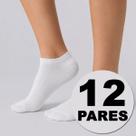 Kit Meia Dallf Invisível 12 pares Feminina Branca