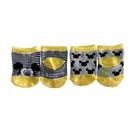 Kit meia Disney bb com 4 pares - 2 pares Mickey listras e 2 pares Minnie listras Basic +