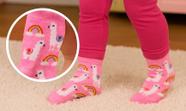 Kit Meia Estampada Infantil 4 a 6 Anos
