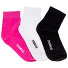 Kit Meia Feminina 3 Pares Moleca Cano Médio Kit Meia Feminina 3 Pares Moleca Cano Médio