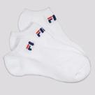 Kit Meia Fila 3 Pares Cano Curto Branco