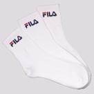 Kit Meia Fila 3 Pares Cano Médio Branco